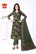Baalar Zaara Vol 34 Readymade Cotton Printed Kurti With Bottom Dupatta