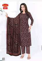 Baalar Zaara Vol 34 Readymade Cotton Printed Kurti With Bottom Dupatta