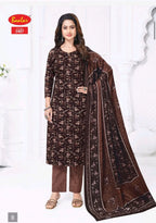 Baalar Zaara Vol 34 Readymade Cotton Printed Kurti With Bottom Dupatta