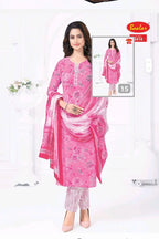Baalar Zaara Vol 34 Readymade Cotton Printed Kurti With Bottom Dupatta