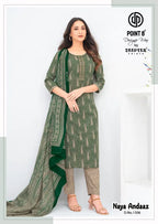 Deeptex Naya Andaaz Vol 15 Readymade Cotton Printed Kurti With Bottom Dupatta