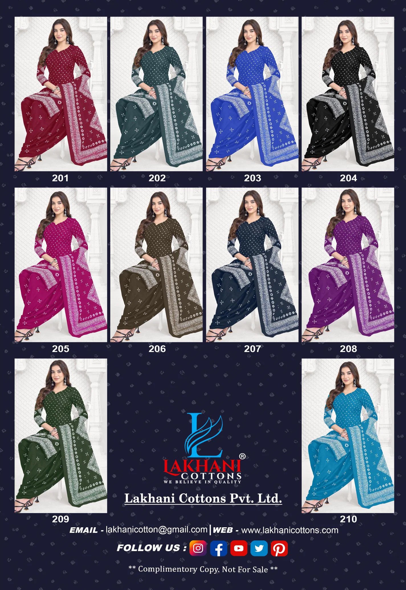 Lakhani Dilsad Bandhani Vol 02 Cotton Printed Fancy Dress Material