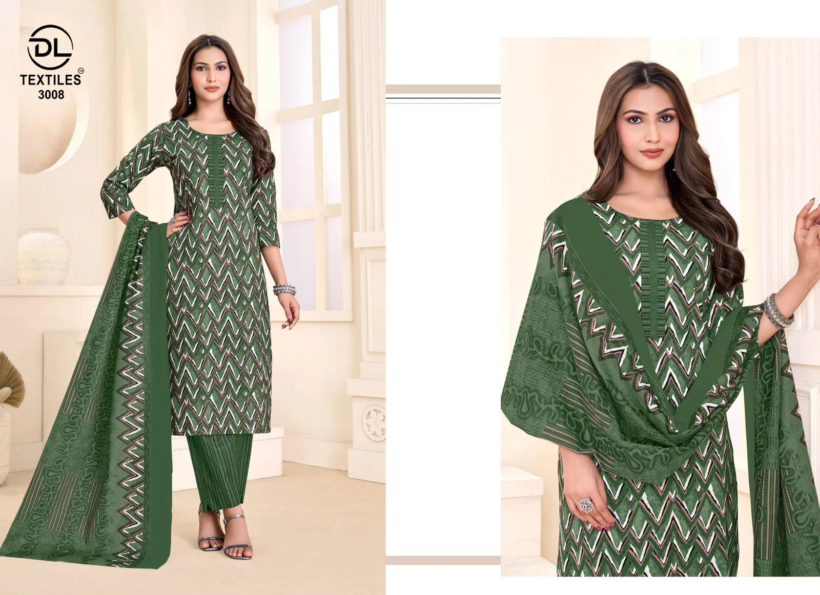 Dl Nayarang Vol 3 Readymade Cotton Printed Kurti With Bottom Dupatta