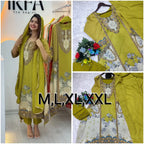 Yd 046 Heavy Frech Crep Digital Printed Kurti Set Collection ₹ 1020