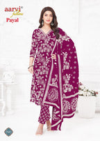 Aarvi Payal Vol 1 Cotton Printed Readymade Collection