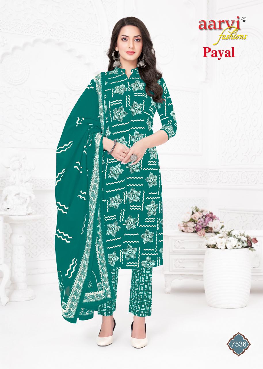 Aarvi Payal Vol 1 Cotton Printed Readymade Collection