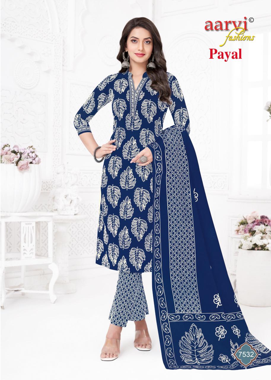 Aarvi Payal Vol 1 Cotton Printed Readymade Collection