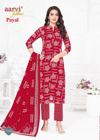 Aarvi Payal Vol 1 Cotton Printed Readymade Collection