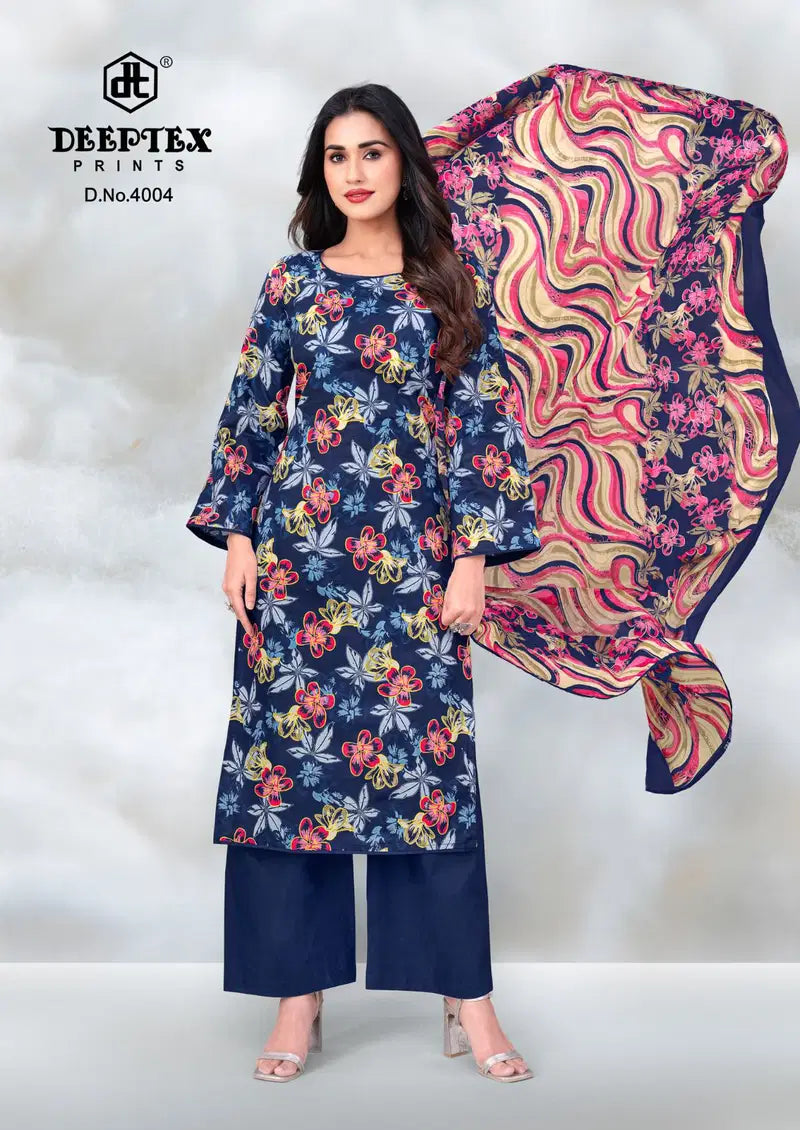 Deeptex Aalia Afreen Vol 4 Readymade Cotton Kurti Set Collection