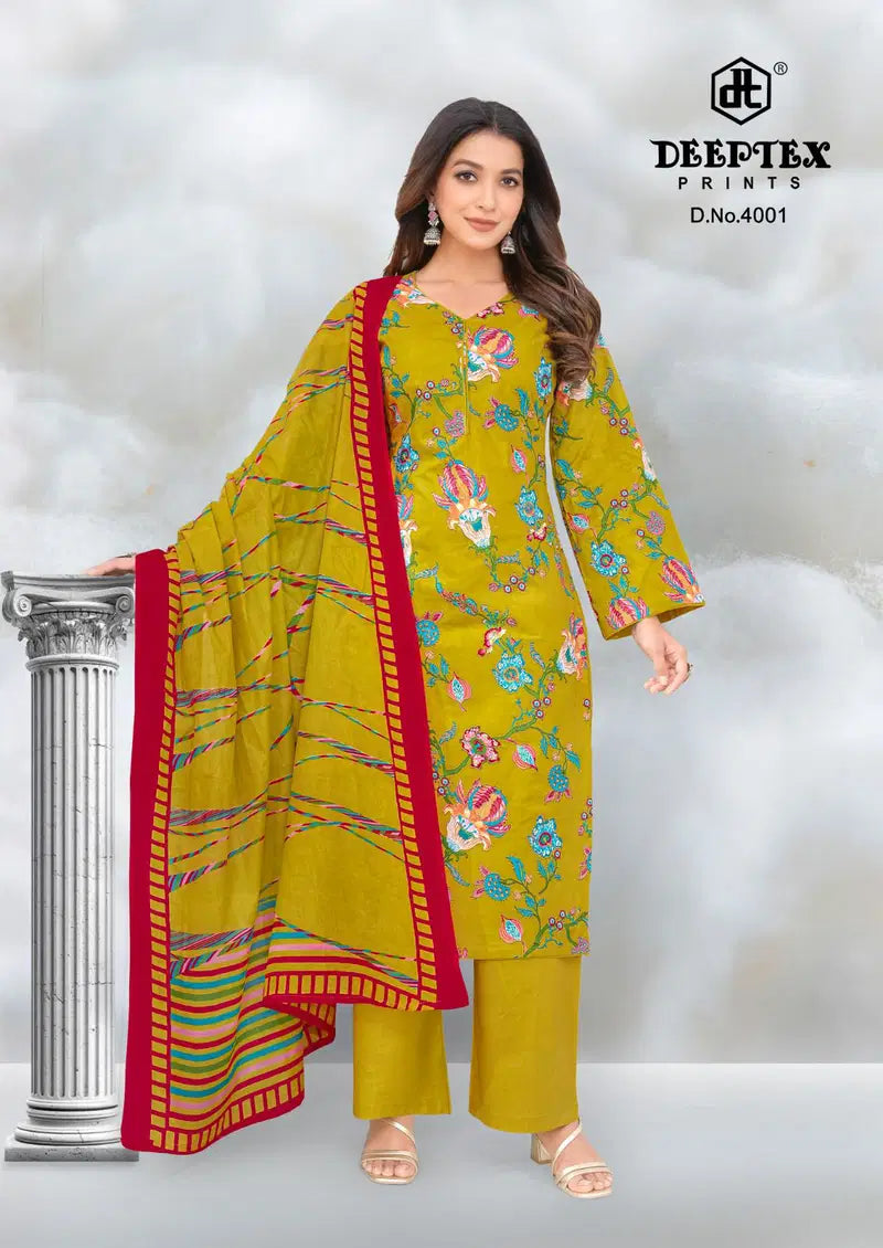 Deeptex Aalia Afreen Vol 4 Readymade Cotton Kurti Set Collection