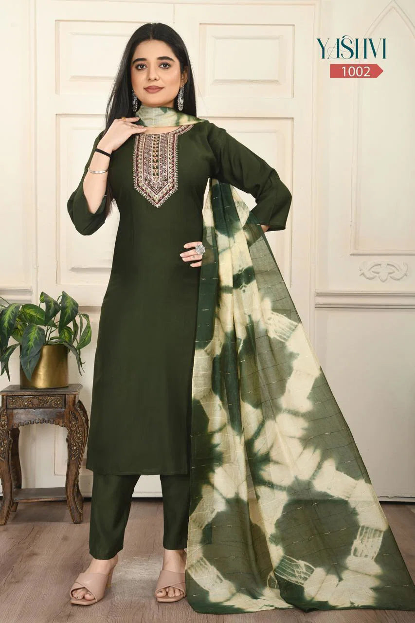 Yashvi Vol 1 Vatican Kurti And Pant Dupatta Collection