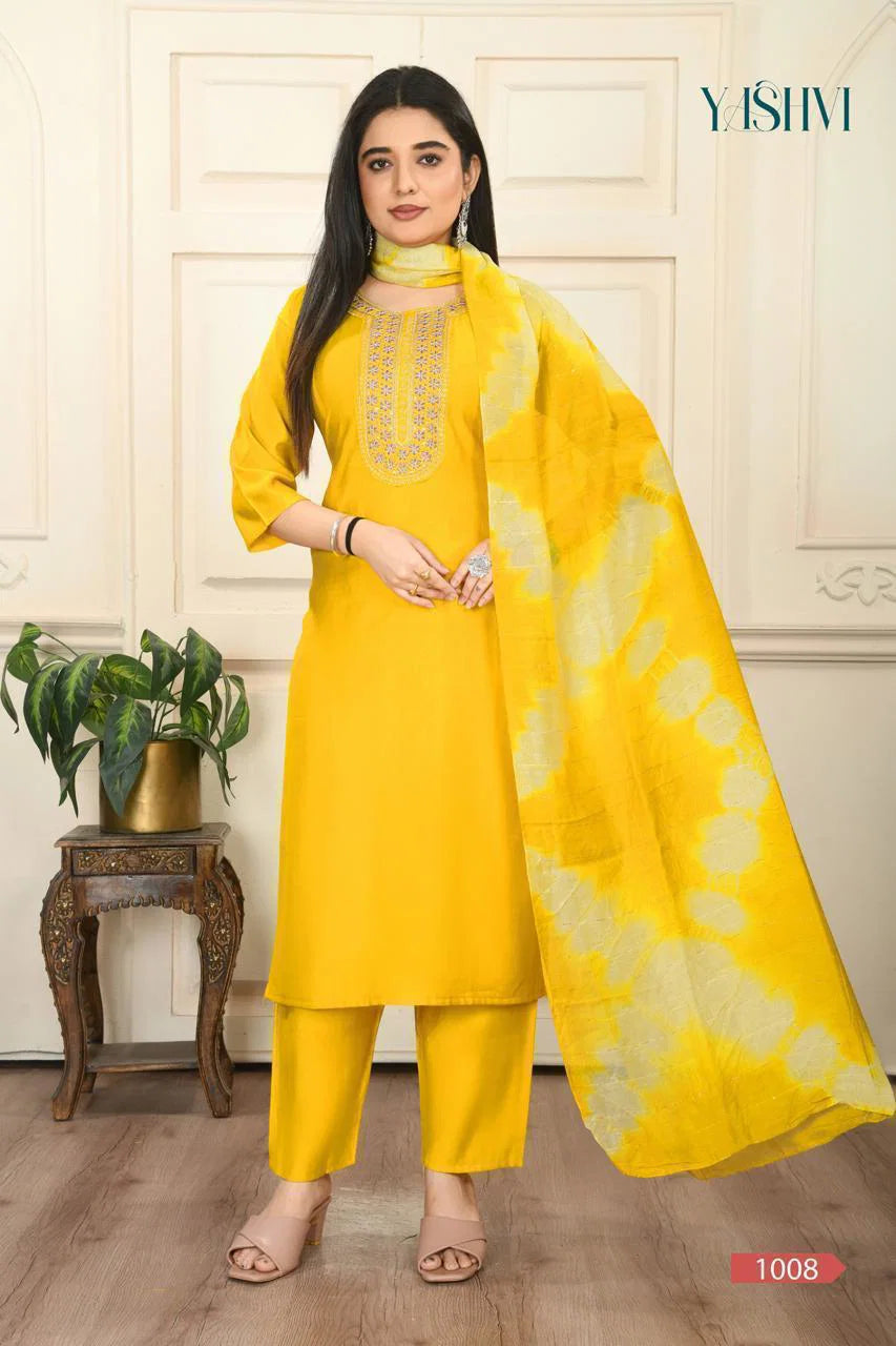 Yashvi Vol 1 Vatican Kurti And Pant Dupatta Collection