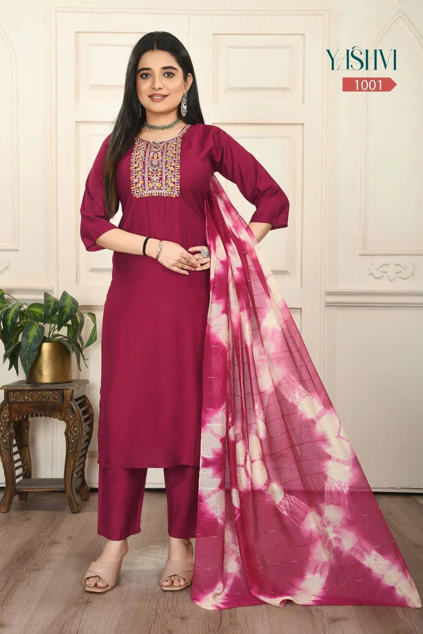 Yashvi Vol 1 Vatican Kurti And Pant Dupatta Collection