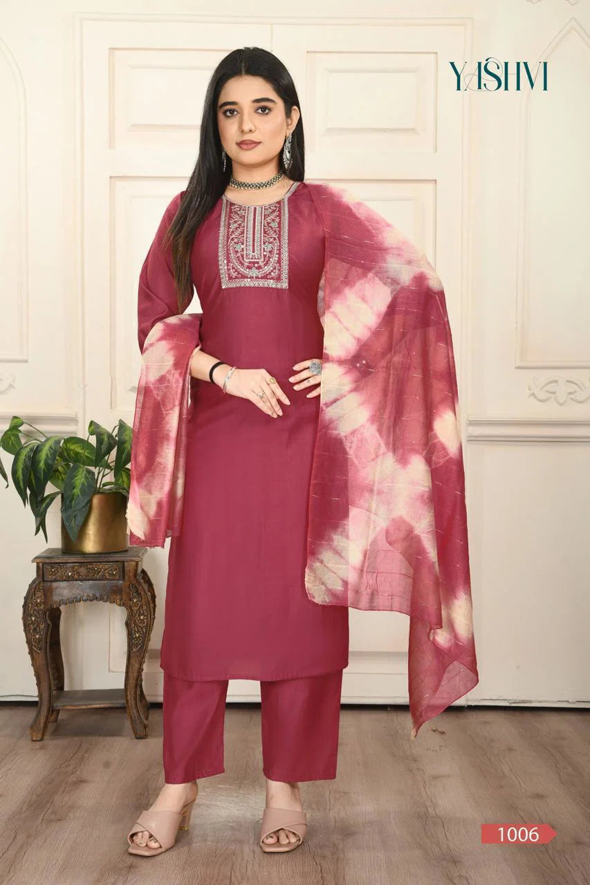 Yashvi Vol 1 Vatican Kurti And Pant Dupatta Collection