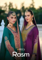 Ibiza Rasm Gaji Silk Embroidery Worked Salwar Kameez Collection