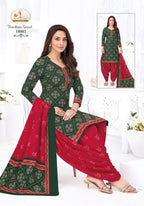Miss World Bandhani Vol 18 Readymade Cotton Kurti With Bottom Dupatta