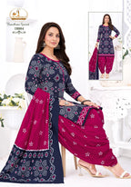 Miss World Bandhani Vol 18 Readymade Cotton Kurti With Bottom Dupatta