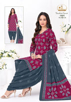 Miss World Bandhani Vol 18 Readymade Cotton Kurti With Bottom Dupatta