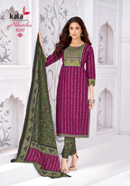 Kala Niharika Vol 6 Readymade Cotton Printed Kurti With Bottom Dupatta Collection