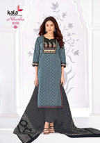 Kala Niharika Vol 6 Readymade Cotton Printed Kurti With Bottom Dupatta Collection