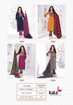 Kala Niharika Vol 6 Readymade Cotton Printed Kurti With Bottom Dupatta Collection