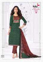 Kala Niharika Vol 6 Readymade Cotton Printed Kurti With Bottom Dupatta Collection