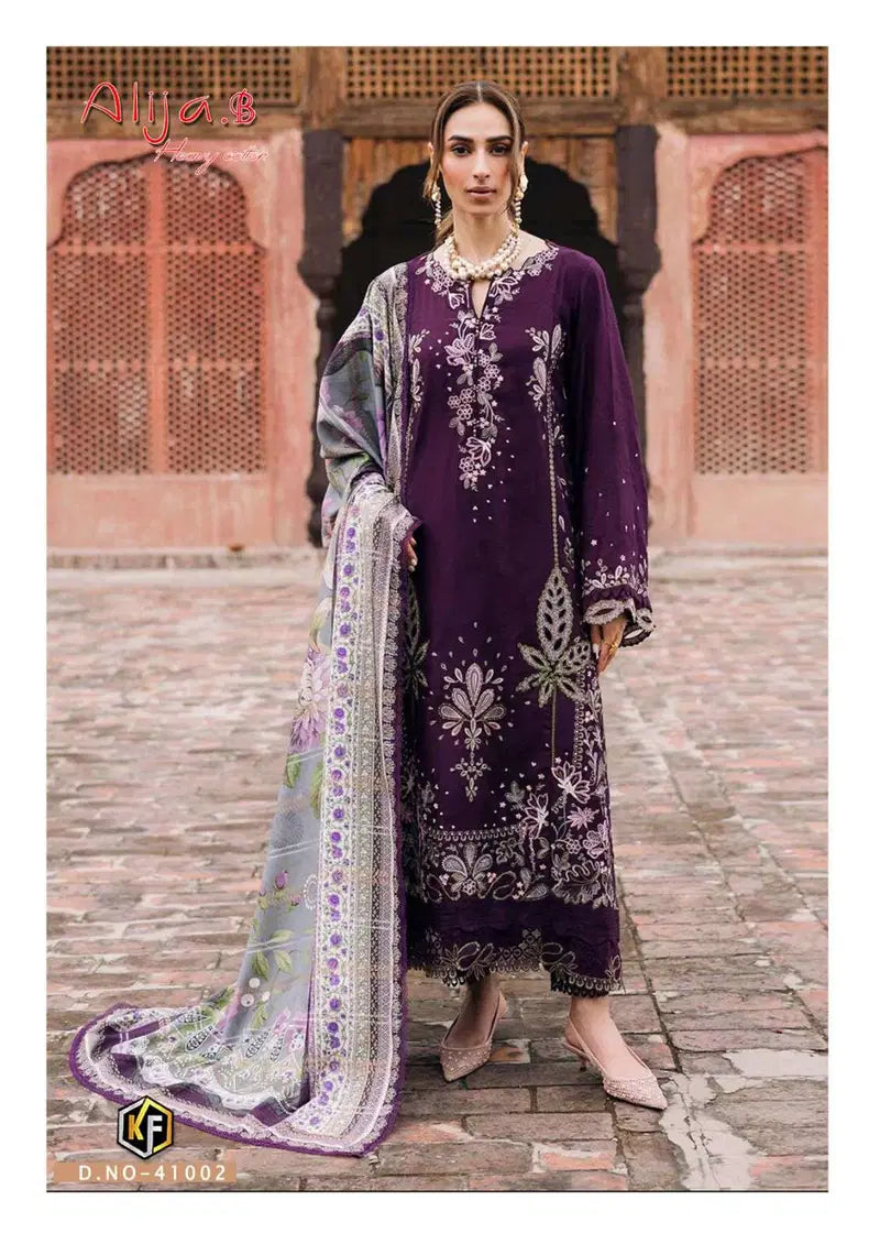 Keval Fab Alija B Vol 41 Readymade Karachi Print Kurti Pant With Dupatta