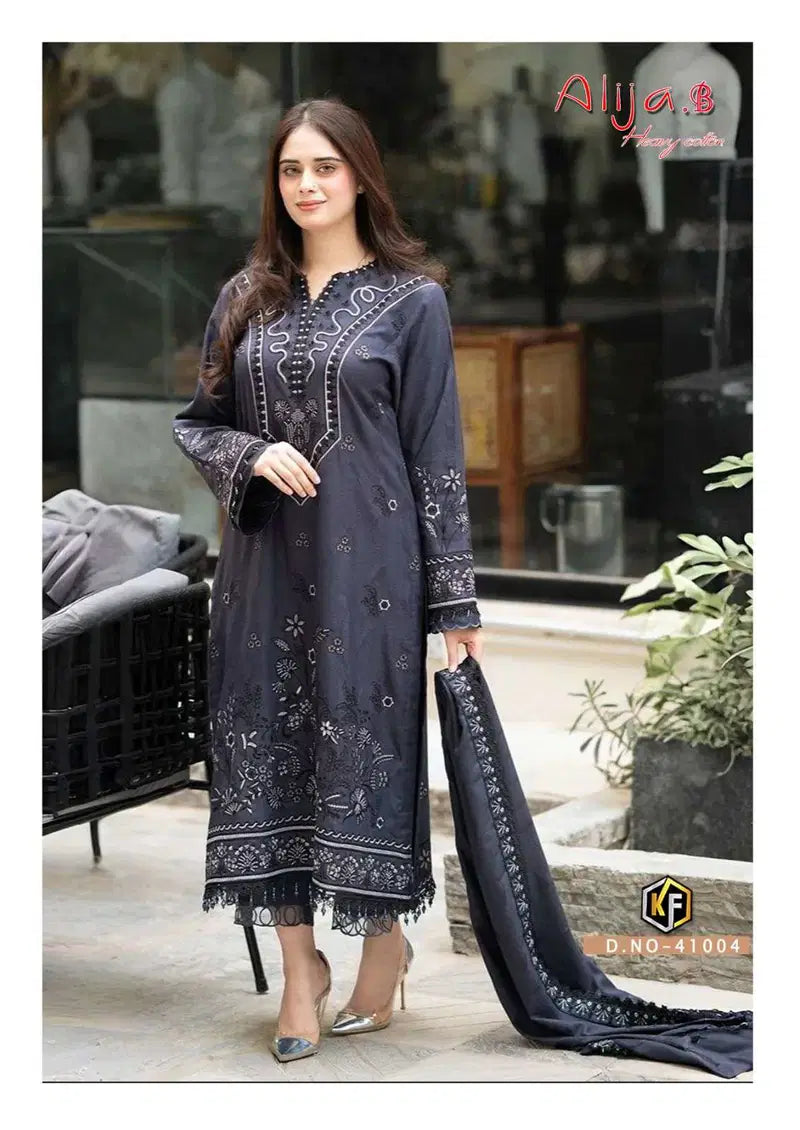 Keval Fab Alija B Vol 41 Readymade Karachi Print Kurti Pant With Dupatta