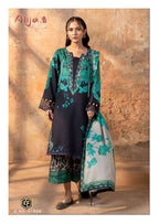 Keval Fab Alija B Vol 41 Readymade Karachi Print Kurti Pant With Dupatta