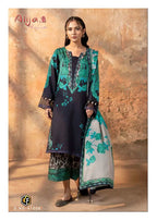 Keval Fab Alija B Vol 41 Readymade Karachi Print Kurti Pant With Dupatta