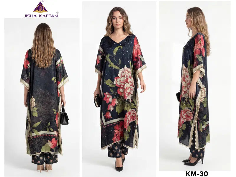 Jisha Kaftan Value Addition Vol 5 Silk Co Ord Set Collection