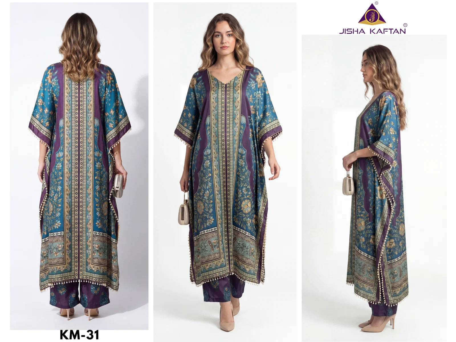Jisha Kaftan Value Addition Vol 5 Silk Co Ord Set Collection