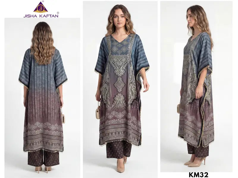 Jisha Kaftan Value Addition Vol 5 Silk Co Ord Set Collection