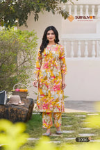 Suryajyoti Ananya Vol 1 Rayon Printed Kali With A Line Cord Set Collection