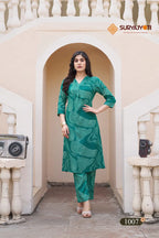 Suryajyoti Ananya Vol 1 Rayon Printed Kali With A Line Cord Set Collection