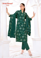 Shree Ganesh Vaani Vol 9 Cotton Printed Dress Material