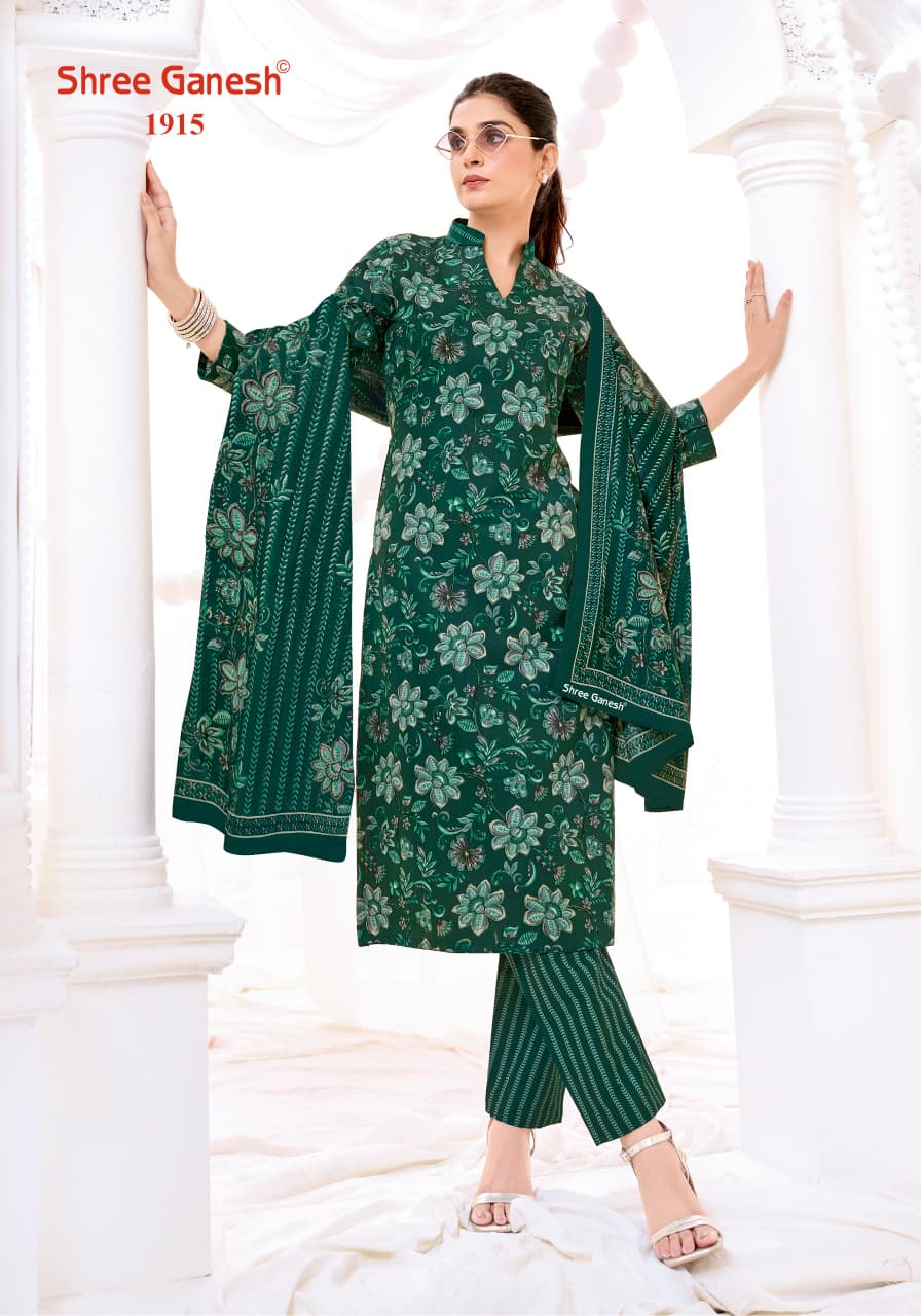 Shree Ganesh Vaani Vol 9 Cotton Printed Dress Material