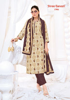 Shree Ganesh Vaani Vol 9 Cotton Printed Dress Material