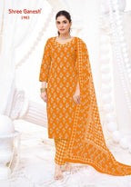 Shree Ganesh Vaani Vol 9 Cotton Printed Dress Material