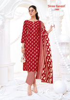 Shree Ganesh Vaani Vol 9 Cotton Printed Dress Material