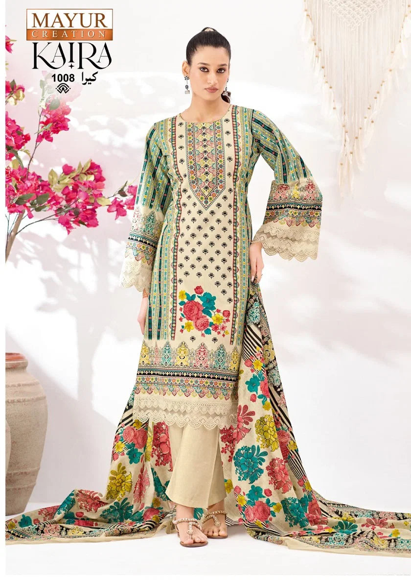 Mayur Creation Kaira Vol 1 Readymade Cotton Printed Karachi Kurti Set Collecton