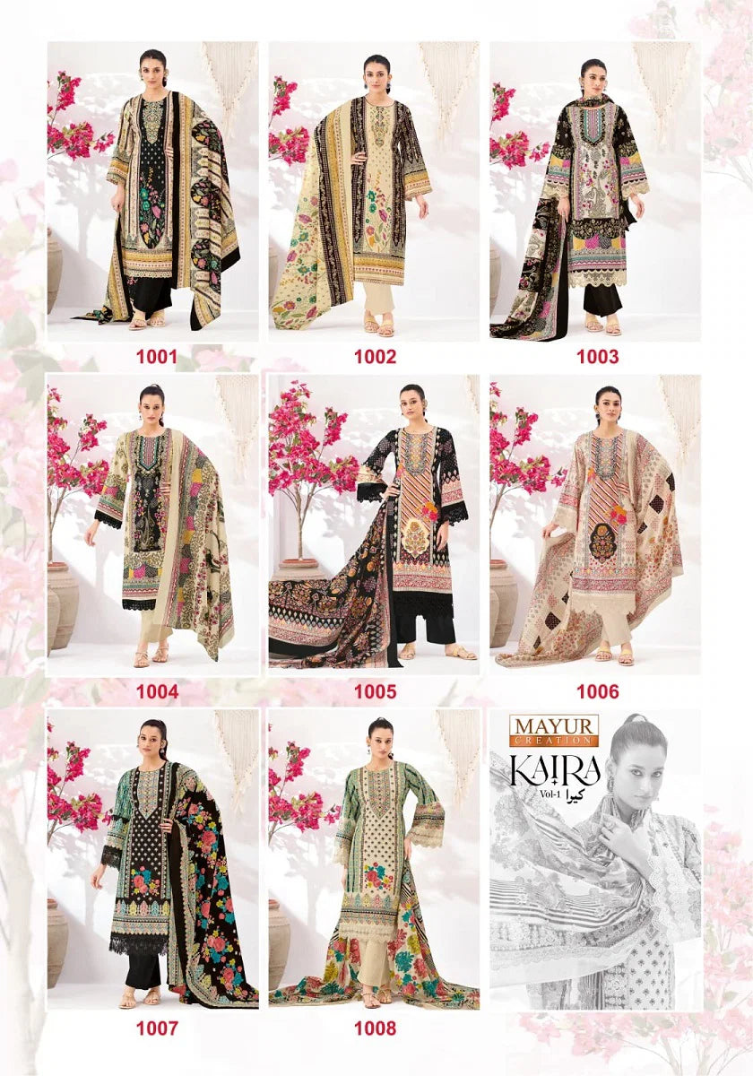 Mayur Creation Kaira Vol 1 Readymade Cotton Printed Karachi Kurti Set Collecton