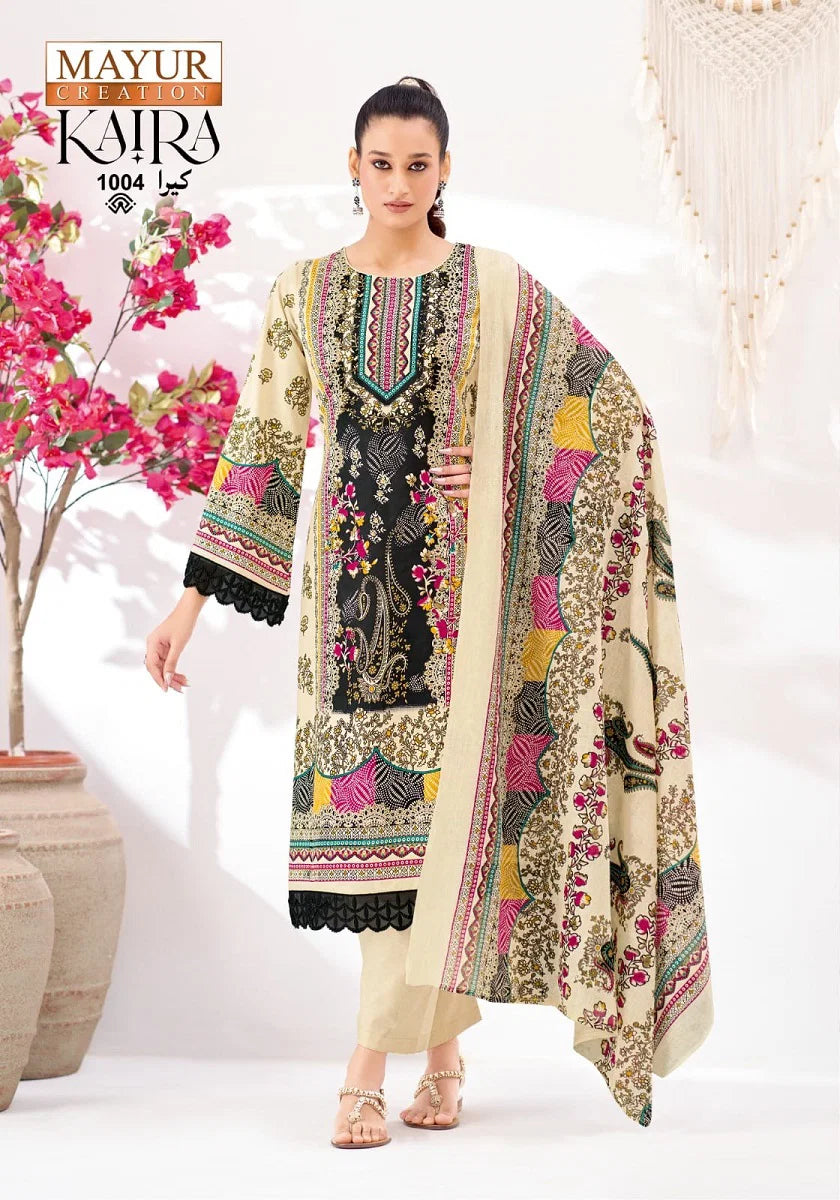 Mayur Creation Kaira Vol 1 Readymade Cotton Printed Karachi Kurti Set Collecton