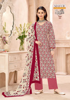 Mayur Creation Sana Safina Vol 1 Readymade Poplin Cotton Print Kurti Set Collection