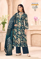 Mayur Creation Sana Safina Vol 1 Readymade Poplin Cotton Print Kurti Set Collection