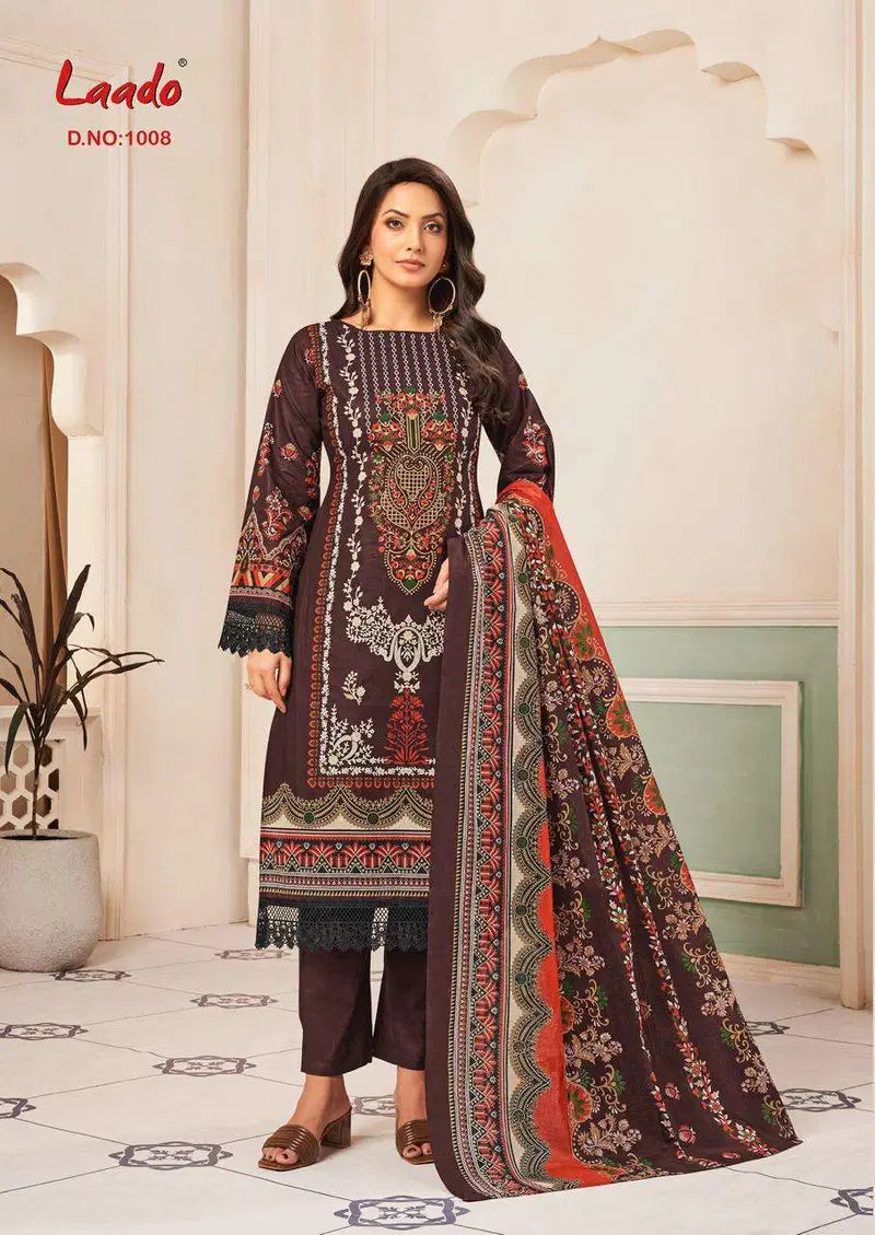 Laado Inayat Vol 1 Readymade Karachi Kurti Pant With Dupatta