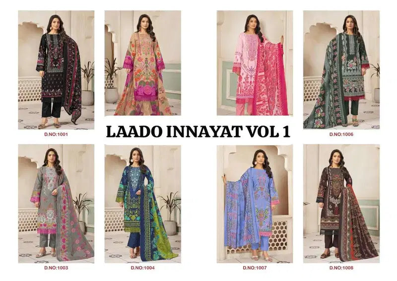 Laado Inayat Vol 1 Readymade Karachi Kurti Pant With Dupatta