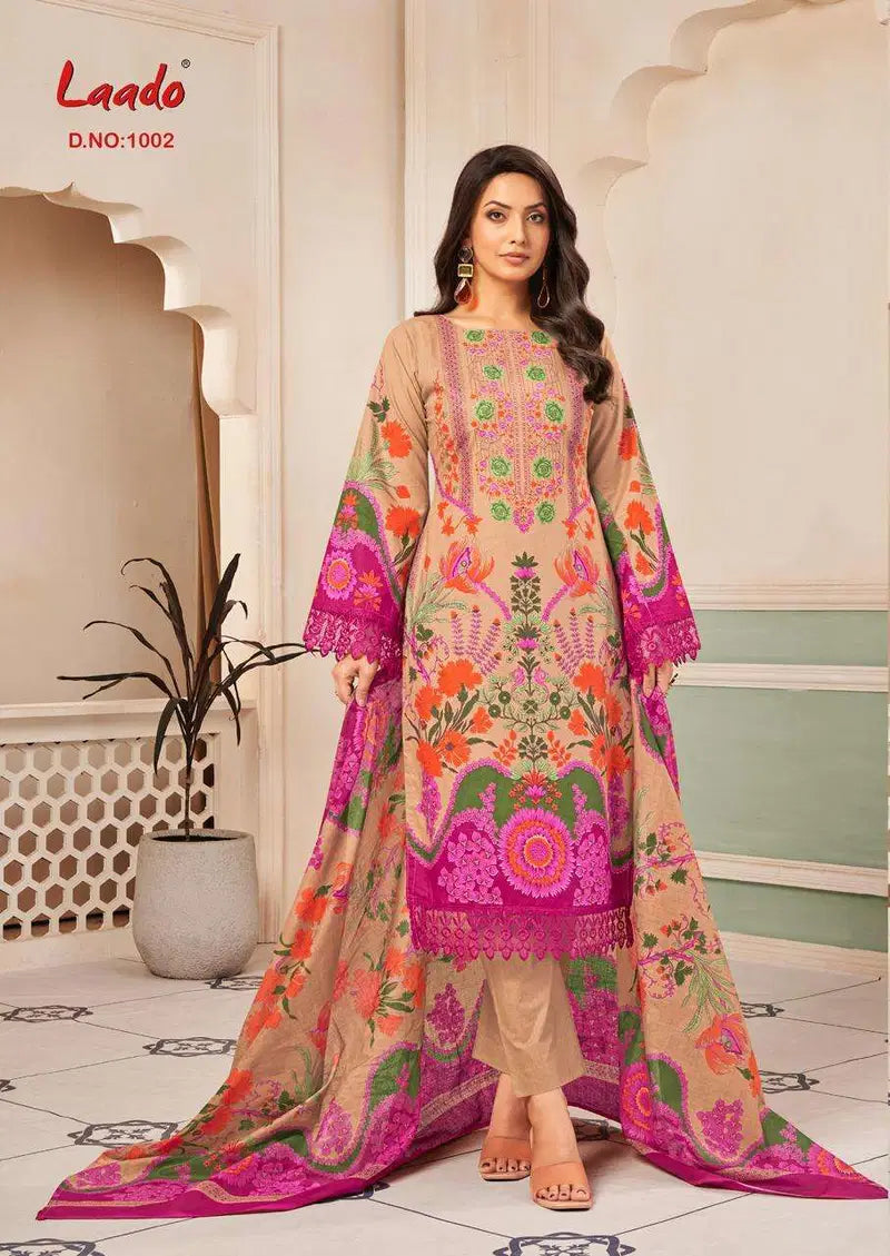 Laado Inayat Vol 1 Readymade Karachi Kurti Pant With Dupatta