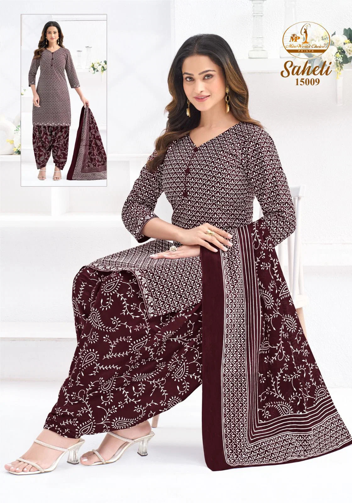 Miss World Saheli Vol 16 Readymade Cotton Printed Kurti Set Collection