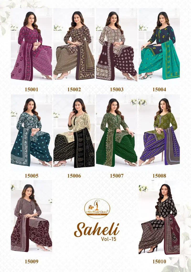 Miss World Saheli Vol 16 Readymade Cotton Printed Kurti Set Collection